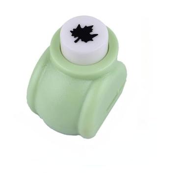 Imagem de 1 peça 8 mm cor aleatória mini scrapbook perfuradores artesanais cortador cartão artesanato impressão chita DIY flor papel artesanato perfurador (folha de ácido)