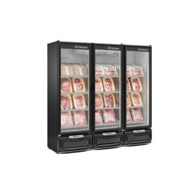 Imagem de Refrigerador Vertical Conveniência Gelopar Frost Free 1468 Litros 3 Portas GCBC-1450 Preto - 220V