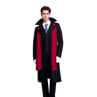 Imagem de MIAOCOS Conjunto de traje masculino de cosplay corta-vento para uso diário casual para festa de Halloween