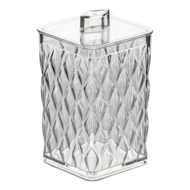 Imagem de 2X Porta Cotonete Algodão Suporte Luxo Organizador Pia Banhe