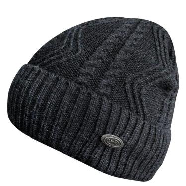 Imagem de Touca Gorro Adulto Peluciada Cinza Escuro Tamanho único