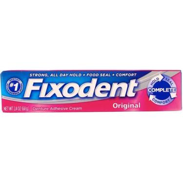 Imagem de Fixodent original 68g - creme adesivo para prótese dentária