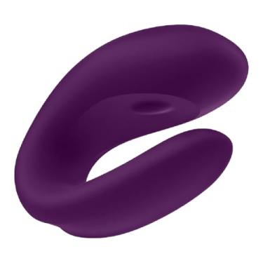 Imagem de Vibrador para Casal SF Double Joy Connect App – Estimulação Clitóris, Ponto G e Pênis – 2 Motores Potentes – 10 Modos – Conexão via App – Silicone Médico – Impermeável (IPX7) – Recarregável (Roxo)
