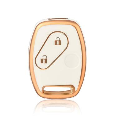 Imagem de Capa para chave de controle remoto de carro de TPU para Honda Accord Civic CRV CR-V Pilot Insight Ridgeline protetor suporte bolsa acessórios