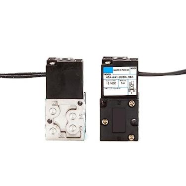Imagem de Válvula solenoide de alta frequência de 4 vias 5 vias 1/8 BSP NPT DC12V 24V 45A-AA1/AC1/BA1/BC1-DDAA/DDFA/DDBA-1BA Válvula de máquina de distribuição 1 peça (45A-BC1-DDFA-1BA)
