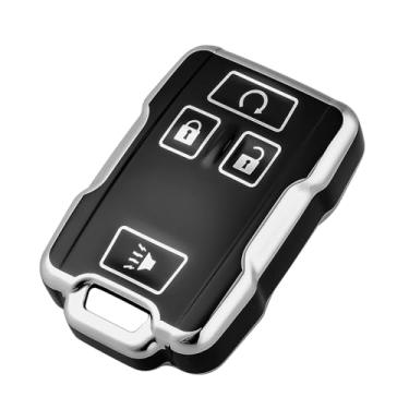 Imagem de Para GMC, capa de chave de carro para Chevy Chevrolet Colorado Silverado Suburban Tahoe GMC Canyon Sierra 1500 2500 3500 HD controle remoto chaveiro sem chave acessórios de proteção.