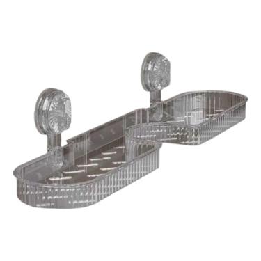 Imagem de Organizador de pia de torneira, organizador de torneira antiderrapante, acessórios de banheiro multifuncionais, organizador de chuveiro para casa, viagem, hotel