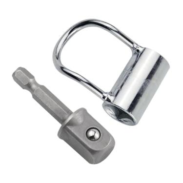 Imagem de Chave de encanamento – Chave de parada angular, ferramenta manual de manutenção do sistema de água para espaço apertado, banheiro, banheiro, pia e cozinha