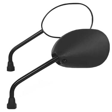 Imagem de Par Retrovisor Pop 100 Biz 125 Bros 150 Preto 9mm GVS