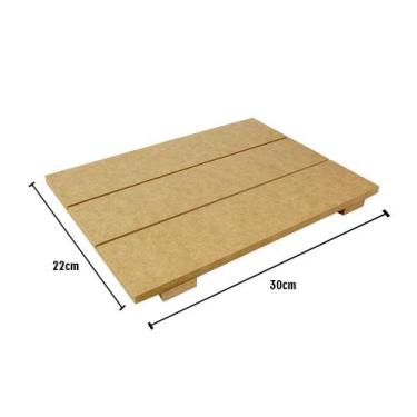 Imagem de Placa de Palete de Madeira MDF 30 x 22 cm - MAD. CARMINDO