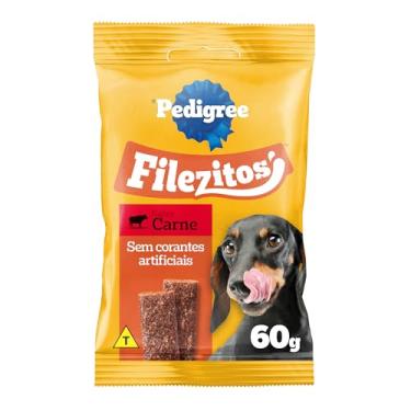 Imagem de Petisco Pedigree Filezitos Bifinho Carne Cães Adultos 60g
