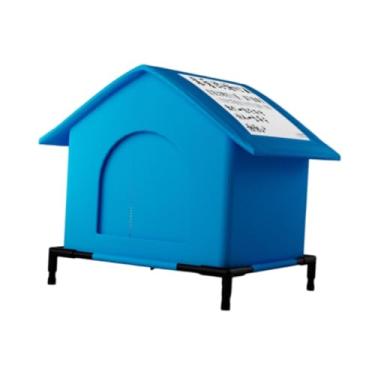 Imagem de Generic Casinha para Gatos ao Ar Livre, Abrigo para Animais de Estimação, Tenda Isolada com Teto, Portátil, Proteção contra Gatos Selvagens, Cama em Formato, 42cm X 42cm X 49cm