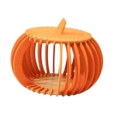 Imagem de Bothyi Pet Cave House Casa de gato portátil Canil Acessórios para gatos Abrigo Brinquedos para gatos Casa de abóbora Esconderijo para gatos para brincar, Laranja