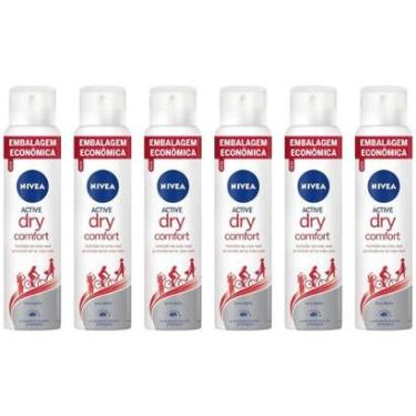 Imagem de Desodorante Antitranspirante Aerossol Nivea Active Dry Feminino 48 Horas 200ml 6 Unidades-Feminino