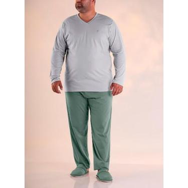 Imagem de Pijama Longo Pzama 9016.241 Masculino Gola V Meia Malha T. 52/58, 56, 
