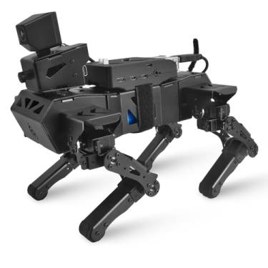 Imagem de XiaoR Geek Robot Dog Kit for Raspberry Pi 5, AI Visual Recognition Interaction Smart Robot Python Programmable, 13 DOF Bionic Gait Mechanical Dog, Camera Servo, RC Control, (Include Raspberry Pi 5)