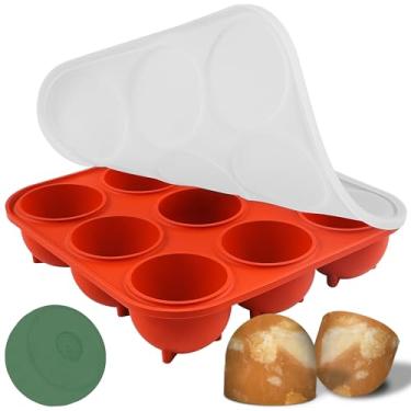 Imagem de Wilewir Molde de petisco congelado de silicone 9 cavidades com tampa para Pupsicle Woof & Power Chewer Pupsicle Grande 11-34 kg, molde reutilizável de bandeja de guloseimas congeladas para filhotes de