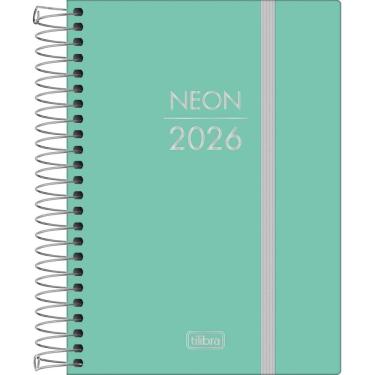Imagem de Agenda Espiral 11,7 x 16,4 cm Neon M4 2026 Tilibra 3939