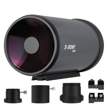Imagem de SVBONY Telescópio MK127 para astronomia de adultos, abertura de 127 mm f/11.8 Maksutov Cassegrain OTA, telescópio catadióptrico de foco de velocidade dupla para visual planetário, estrela de nebulosa