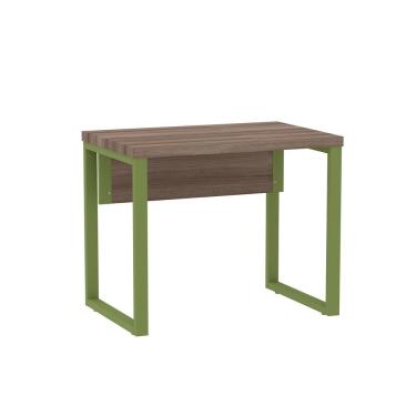 Imagem de Mesa Escritório 900x600x750mm M900pe40tub Walnut-verde Miró