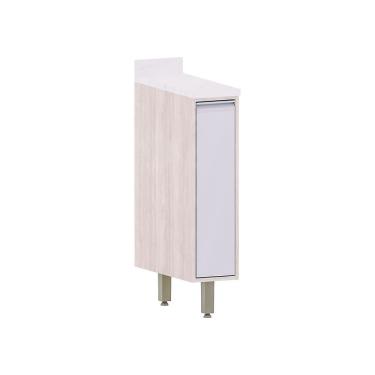 Imagem de Balcão De Cozinha Com Tampo 20 Cm 1 Porta Art Luciane Móveis