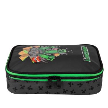 Imagem de Estojo Box Minecraft Icons Escolar 100 pens Meninos Infantil