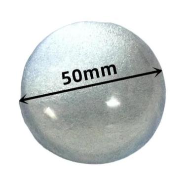 Imagem de Peso De Papel Em Cristal De Vidro Transparente Em Forma De Meia Bola P