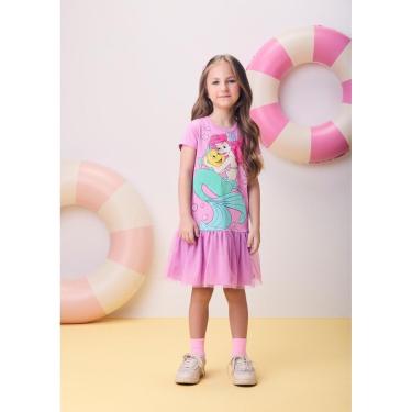 Imagem de Vestido Pequena Sereia Ariel Linguado Com Tulê Momi-Feminino