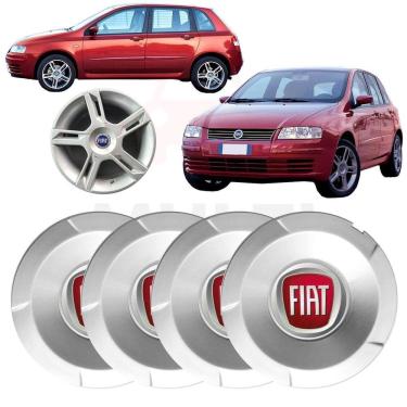 Imagem de 4X Calotas Centro Roda Fiat Stilo Abarth 2003 A 2009