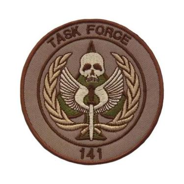 Imagem de Emblema Tático De Bordado De 8,5CM Com tiras autocolantes, Distintivos