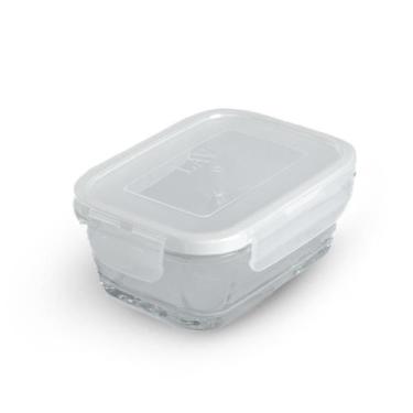 Imagem de Pote de Vidro 720ml Hermético Marmita Forno Refratário - Casa Raffaell