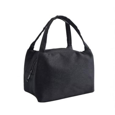 Imagem de Bolsa de almoço reutilizável simples pochete comida isolado com alças para caixa Bento piquenique e viagens