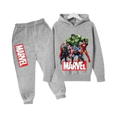 Imagem de Conjunto De Moletom Com Capuz Do Hulk Para Crianças, Suéter E Calças D