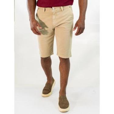 Imagem de Bermuda Masculina Sarja Slim Clássica Bolso Social Anticorpus-Masculino