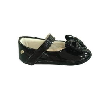 Imagem de Sapato Verniz de Bebê Pampili Nina 379.694 Laço Duplo-Feminino