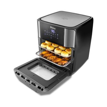 Imagem de Fritadeira Elétrica Philco Air Fryer Oven 12l Pfr2200p Preta 127v