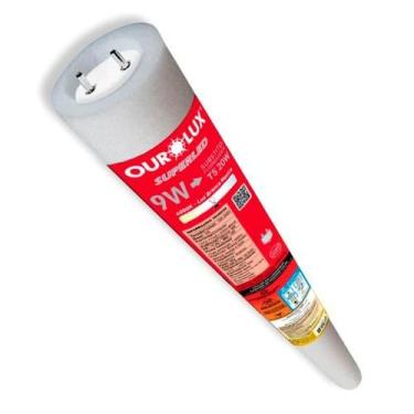 Imagem de Lampada superled led tubolar t5 9w 60cm 4000k bivolt branco neutro our