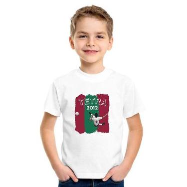 Imagem de Camiseta Infantil Voleio Pro Tetra - NovoManto, Branco, 8