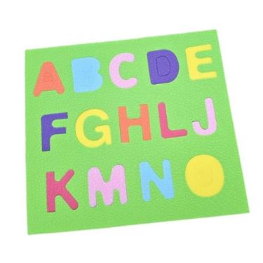 Imagem de Esquirla Tapete educativo de espuma leve para desenvolvimento cognitivo, quebra-cabeça de formas, ideal para crianças em idade pré-escolar e jardim de, Alfabeto