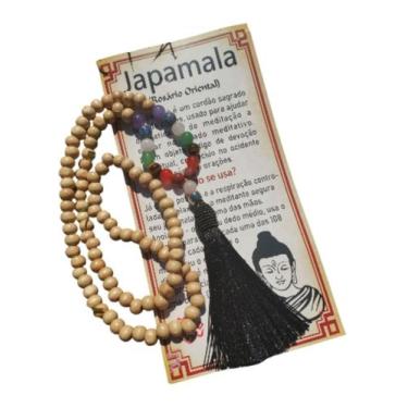 Imagem de Japamala 108 contas 7 Pedras dos chakras meditação hooponopono - Sempr