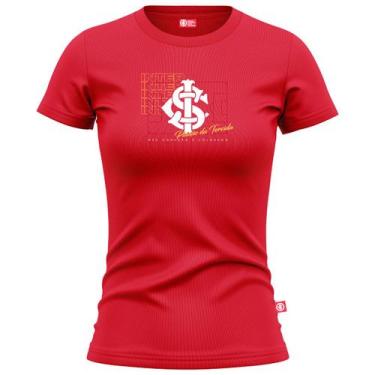 Imagem de Camiseta Baby Look Internacional Paixão da Torcida Feminina - Surf Cen