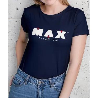 Imagem de Camisa Camiseta Adulto Masculina Feminina Algodão Max Titaniu m Para A