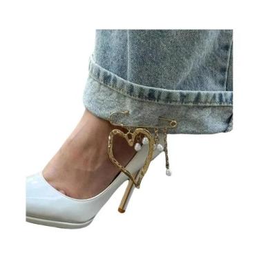 Imagem de Tornozeleira Elegante Com Corrente De Borlas De Pérolas De Imitação Pa