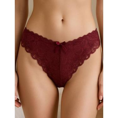 Imagem de Kit Calcinha de Renda e Elástico no Cós - c3 KIT 3 JULIA - MAJU EXCLUS