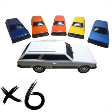 Imagem de 6 Carrinhos Brinquedo Miniatura Caravan SS Colecionável - DIVERPLAS OR