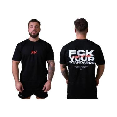 Imagem de Camiseta De Algodão Para Academia Masculina, T-Shirt Cbum Para Homens 