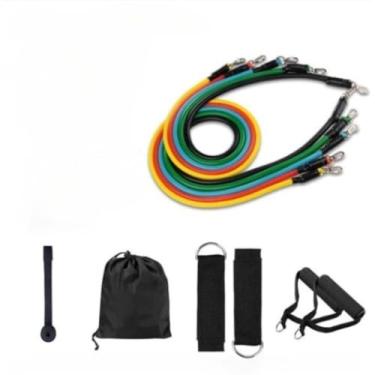 Imagem de Peças Elástico Para Exercício De Resistência Academia Em Casa Top(3 KIT)