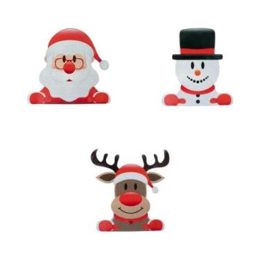 Imagem de Conjunto De Decoração Magnética De Natal Com Lâmpadas Refletivas Para 