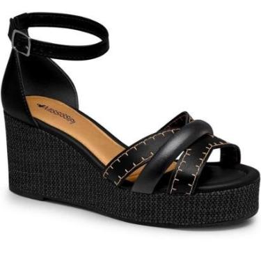 Imagem de Sandália Feminina Anabela Mississipi Fivela Napa MB883-Feminino