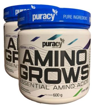 Imagem de Kit 2 Suplementos De Aminoácidos Essenciais Puracy 500g Sabor Misto